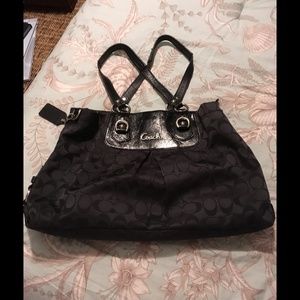 Coach black purse